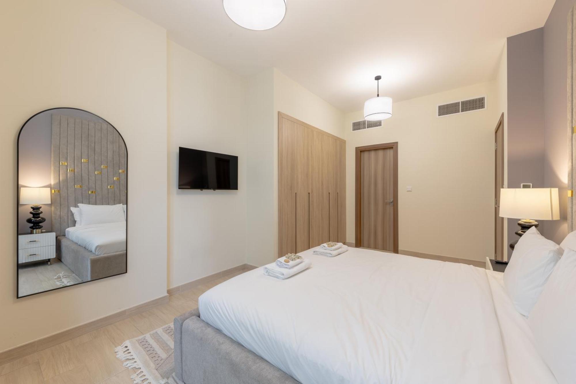 Canal View, Partial Burj Khalifa View, Brand New *